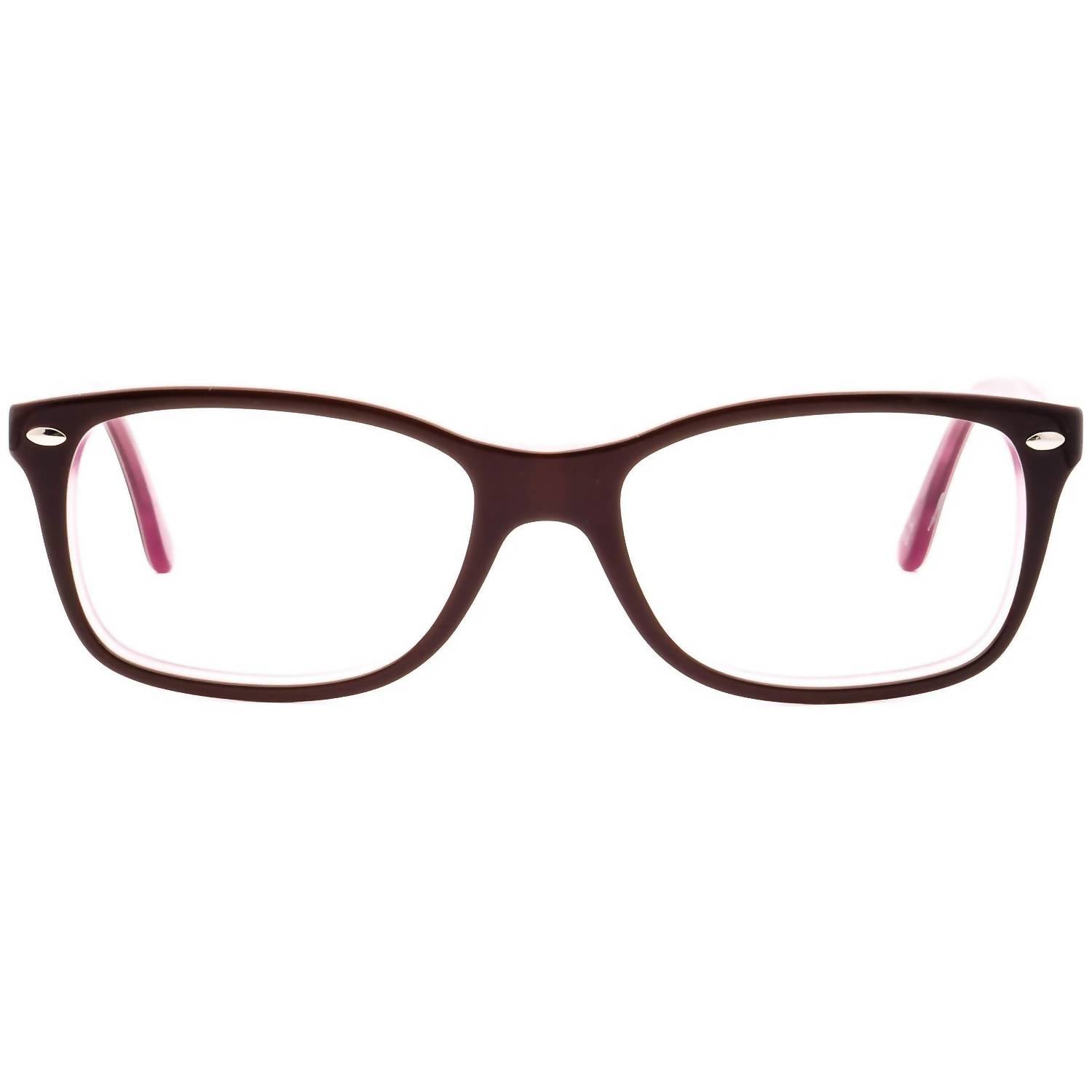 Montura para gafas unisex color café y rosado