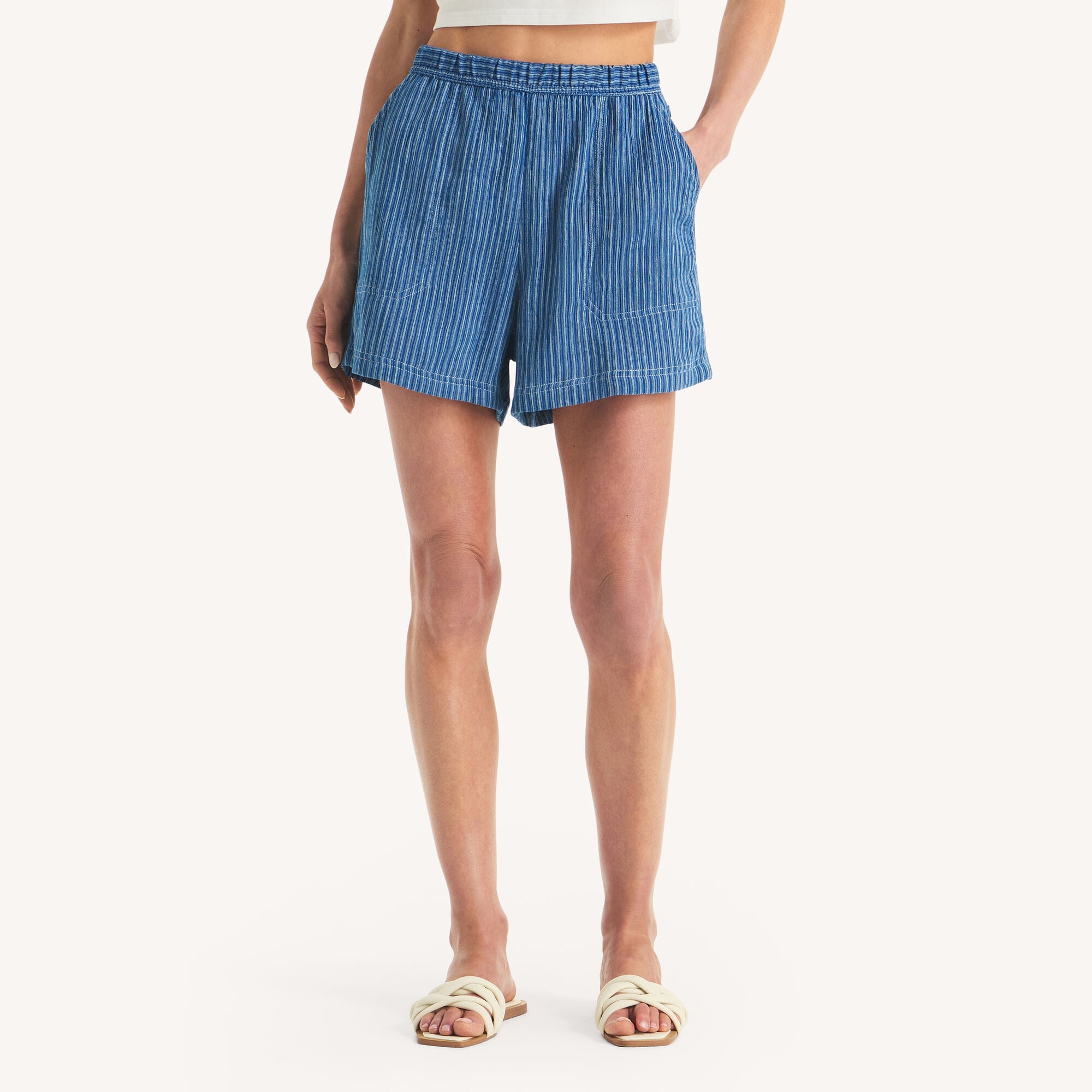 Short de mujer a rayas