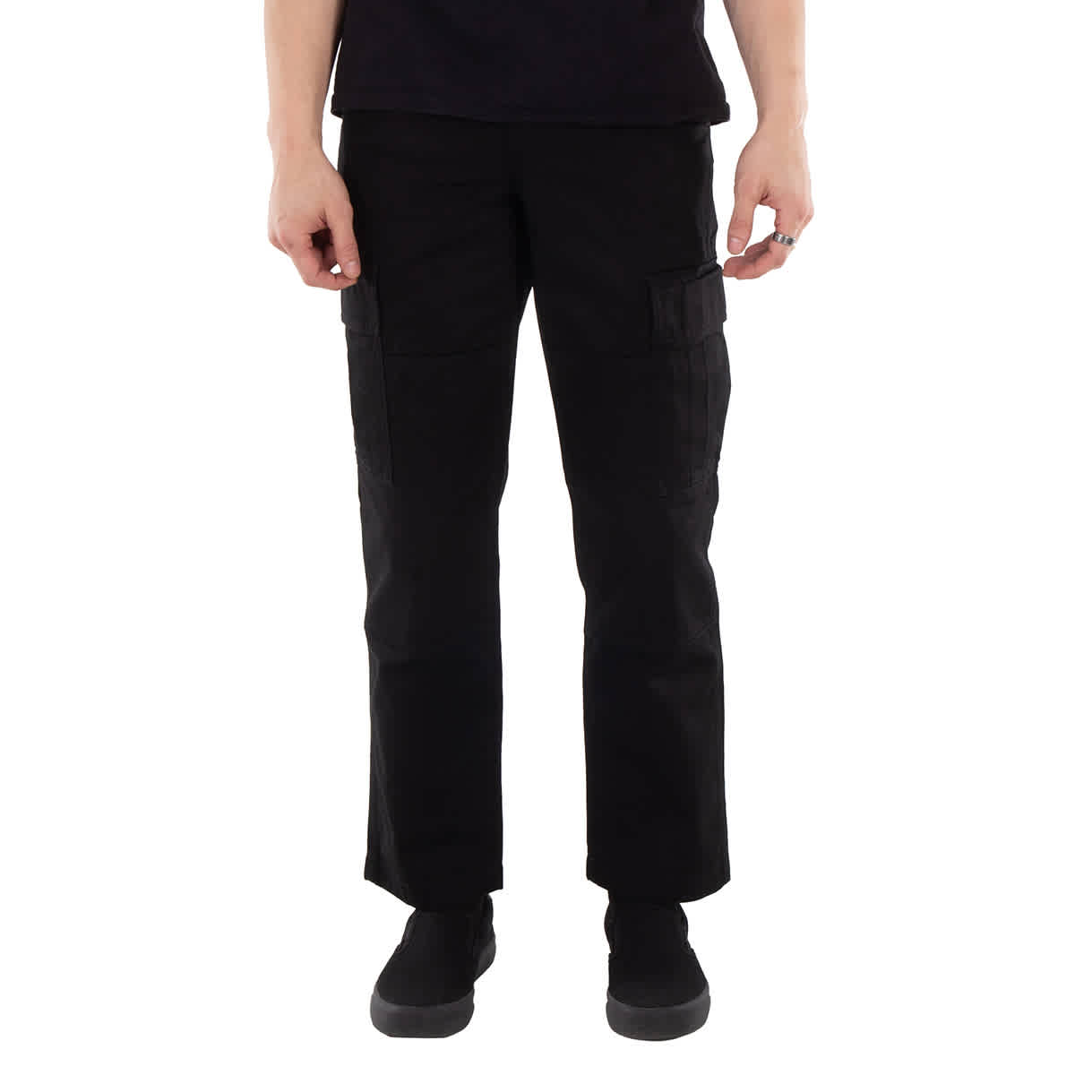Pantalón de algodón de corte recto