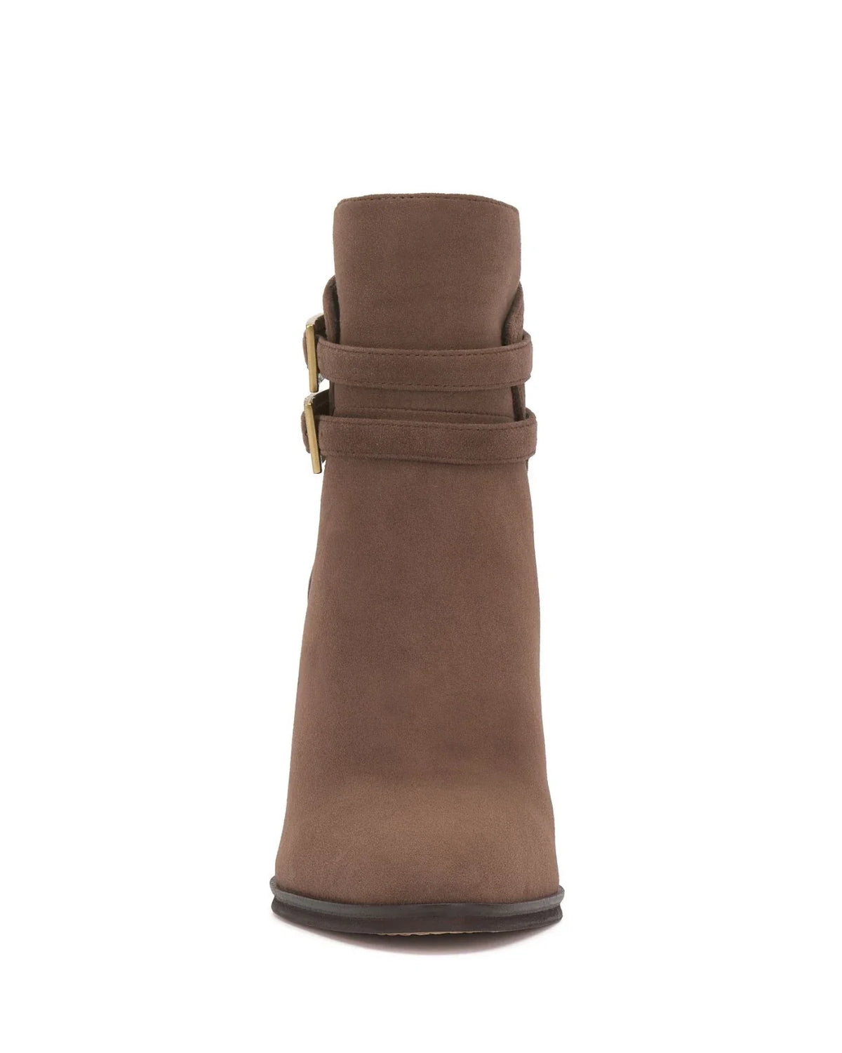 Botines de mujer de gamuza color taupe