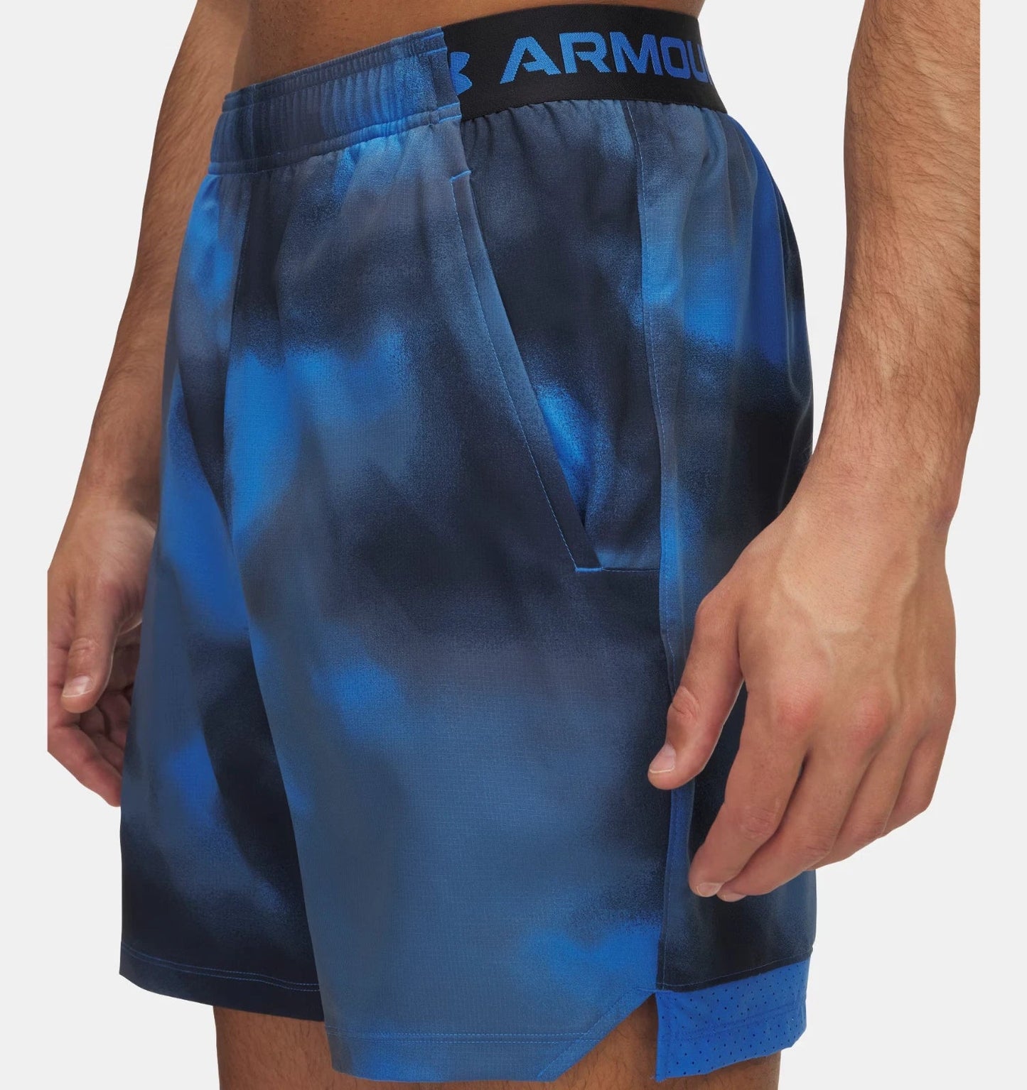 Short de hombre con estampado color azul