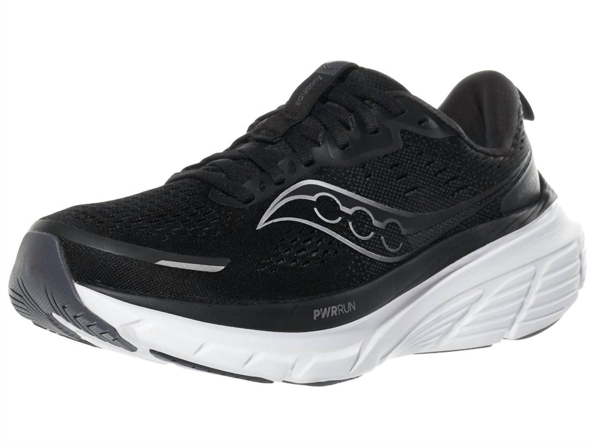 Tenis para correr de mujer color negro y blanco