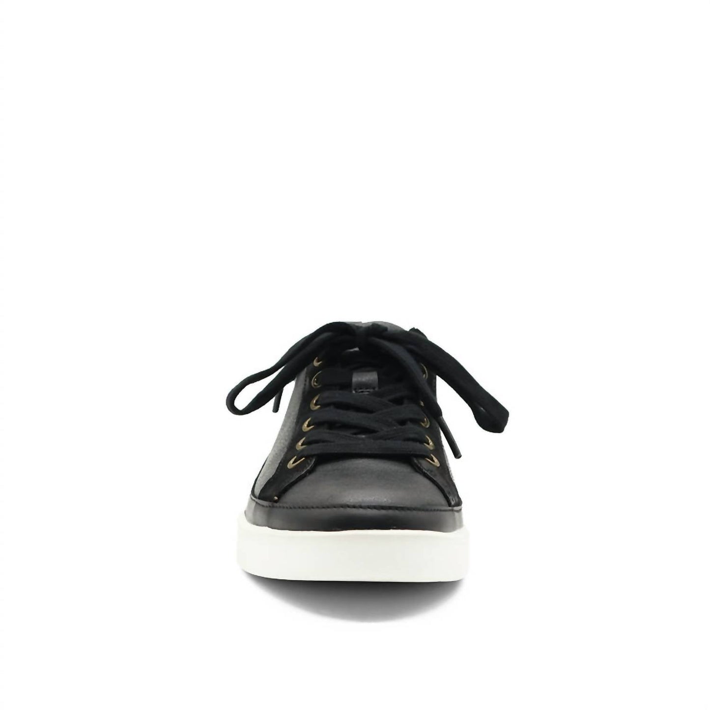 Tenis de mujer de cuero color negro