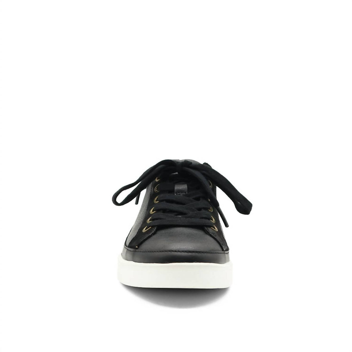 Tenis de mujer de cuero color negro