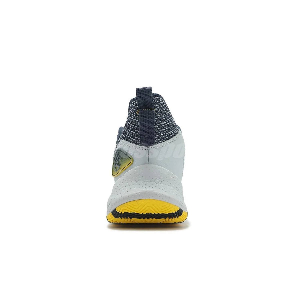 Zapatos de hombre color gris y amarillo