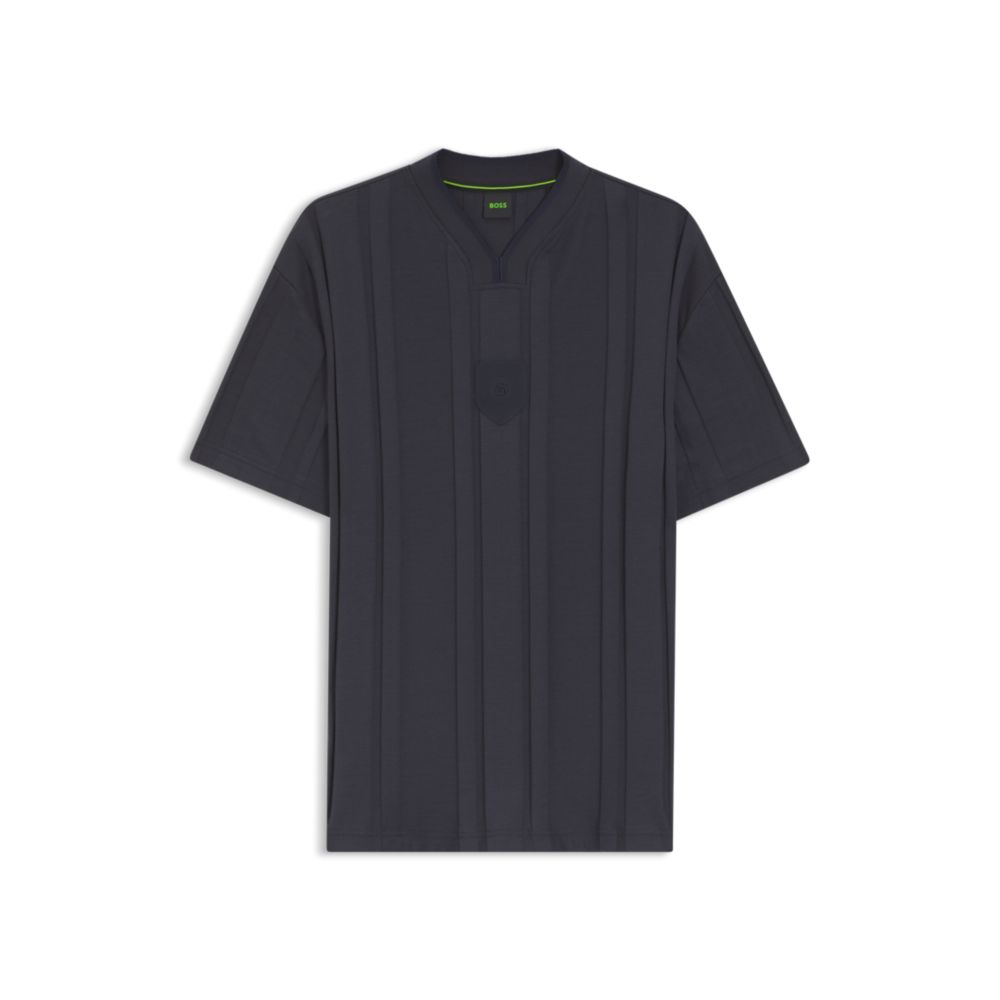 Camiseta de algodón a rayas