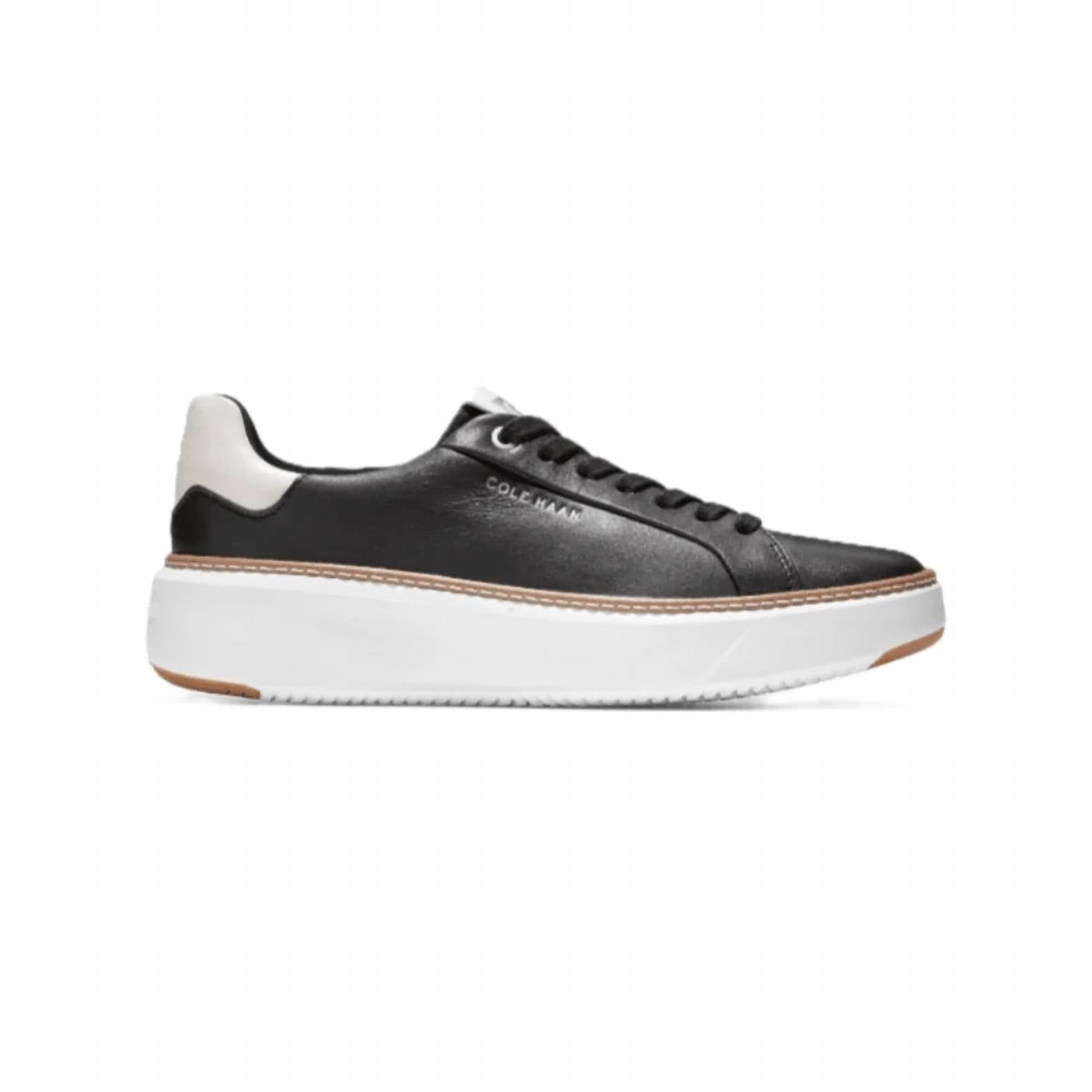 Tenis de mujer color negro y blanco y amarillo