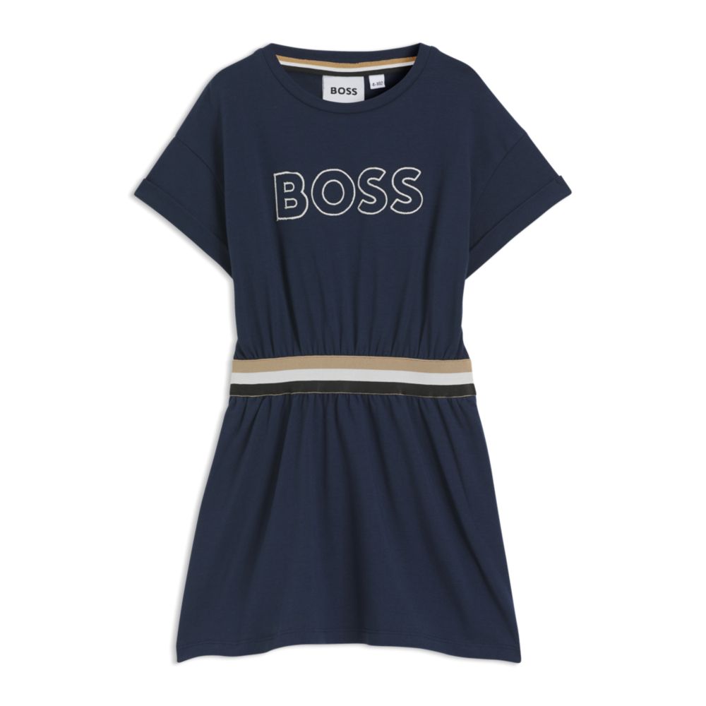 Vestido infantil de algodón con bordado