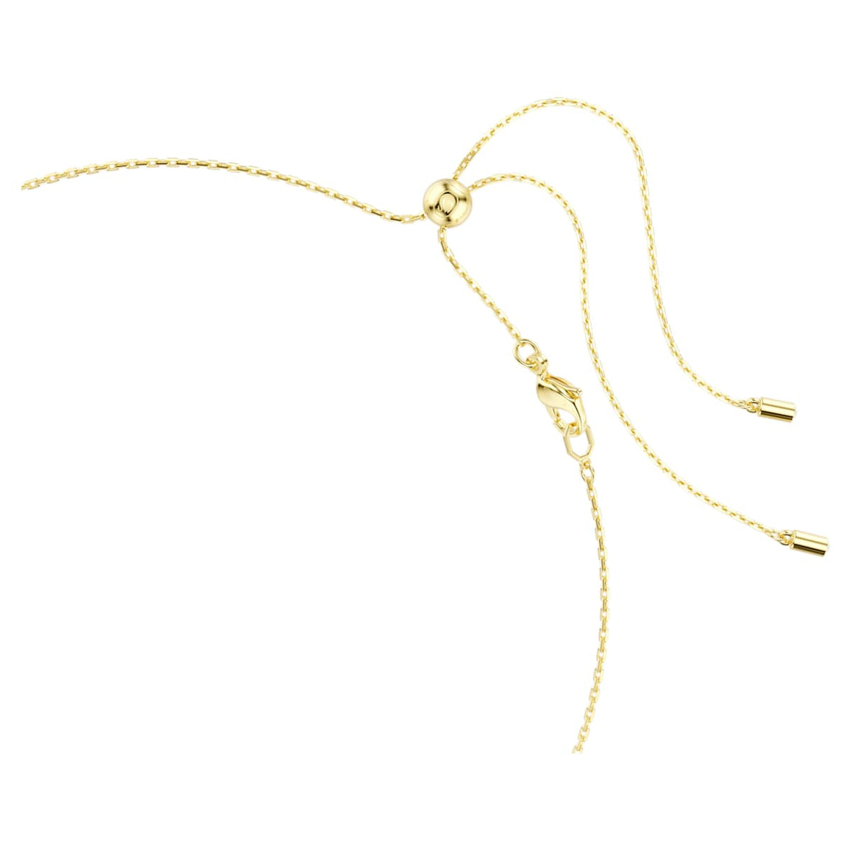 Collar color blanco y dorado