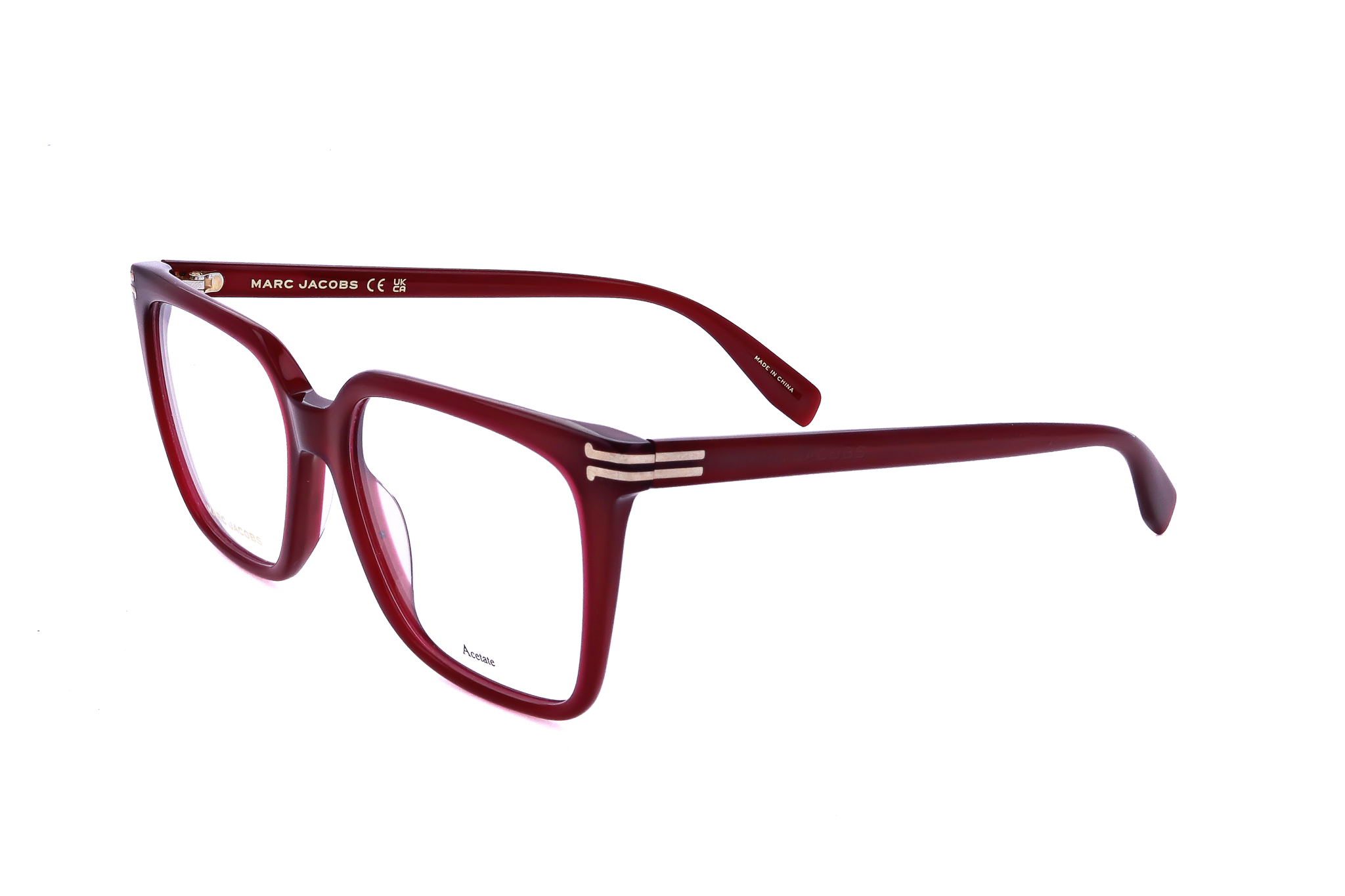 Montura para gafas de mujer 53 mm color vinotinto
