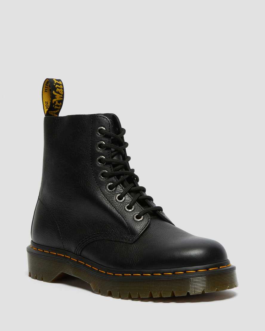 Botas de cuero con cordones