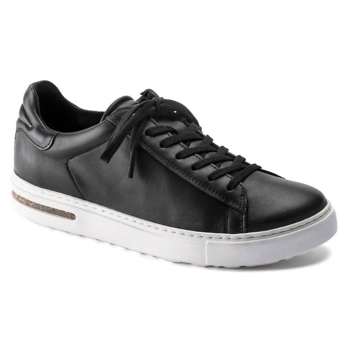Tenis de hombre de cuero color negro