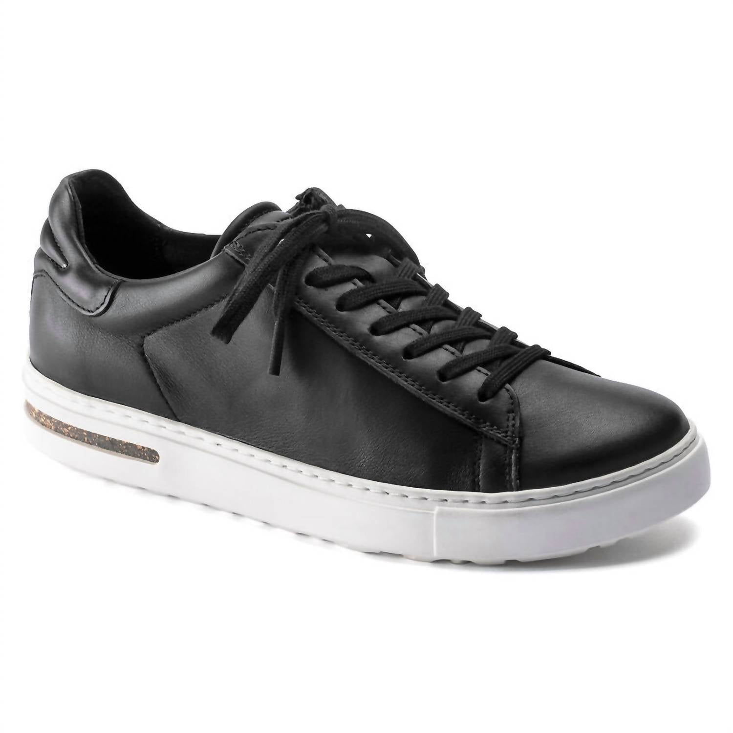 Tenis de hombre de cuero color negro