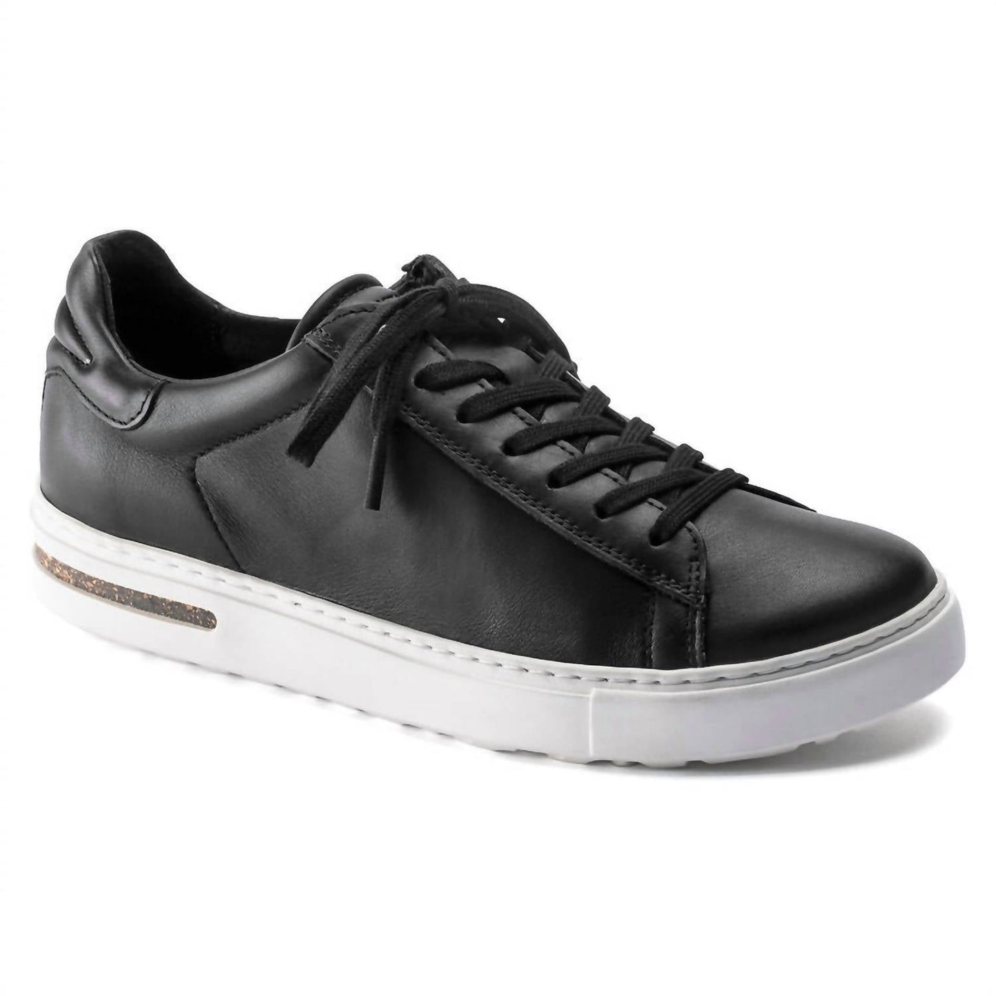 Tenis de mujer de cuero color negro