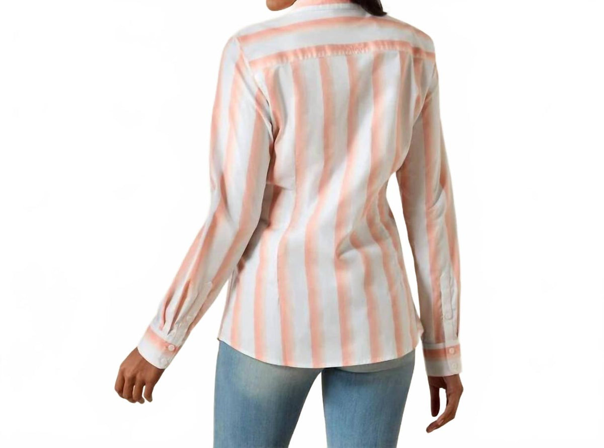 Camisa de manga larga a rayas