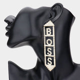 Boss con Mensaje Strass Pavé