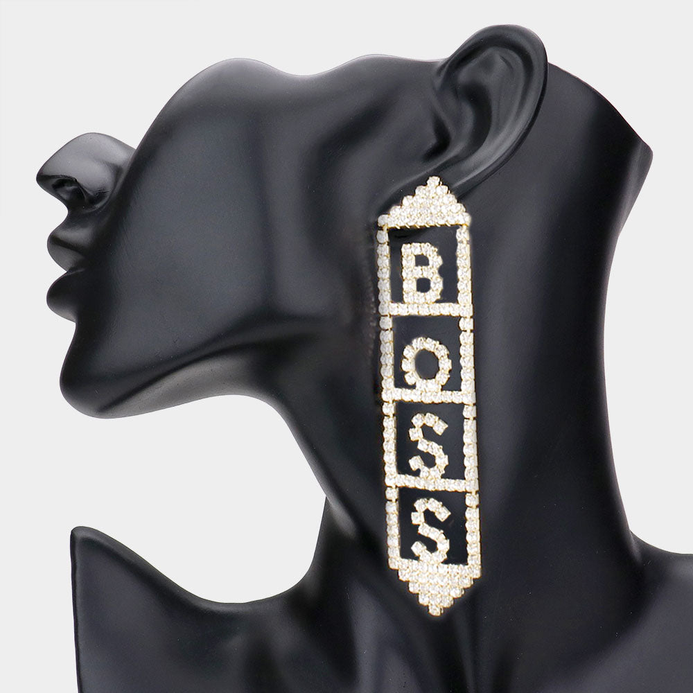 Boss con Mensaje Strass Pavé