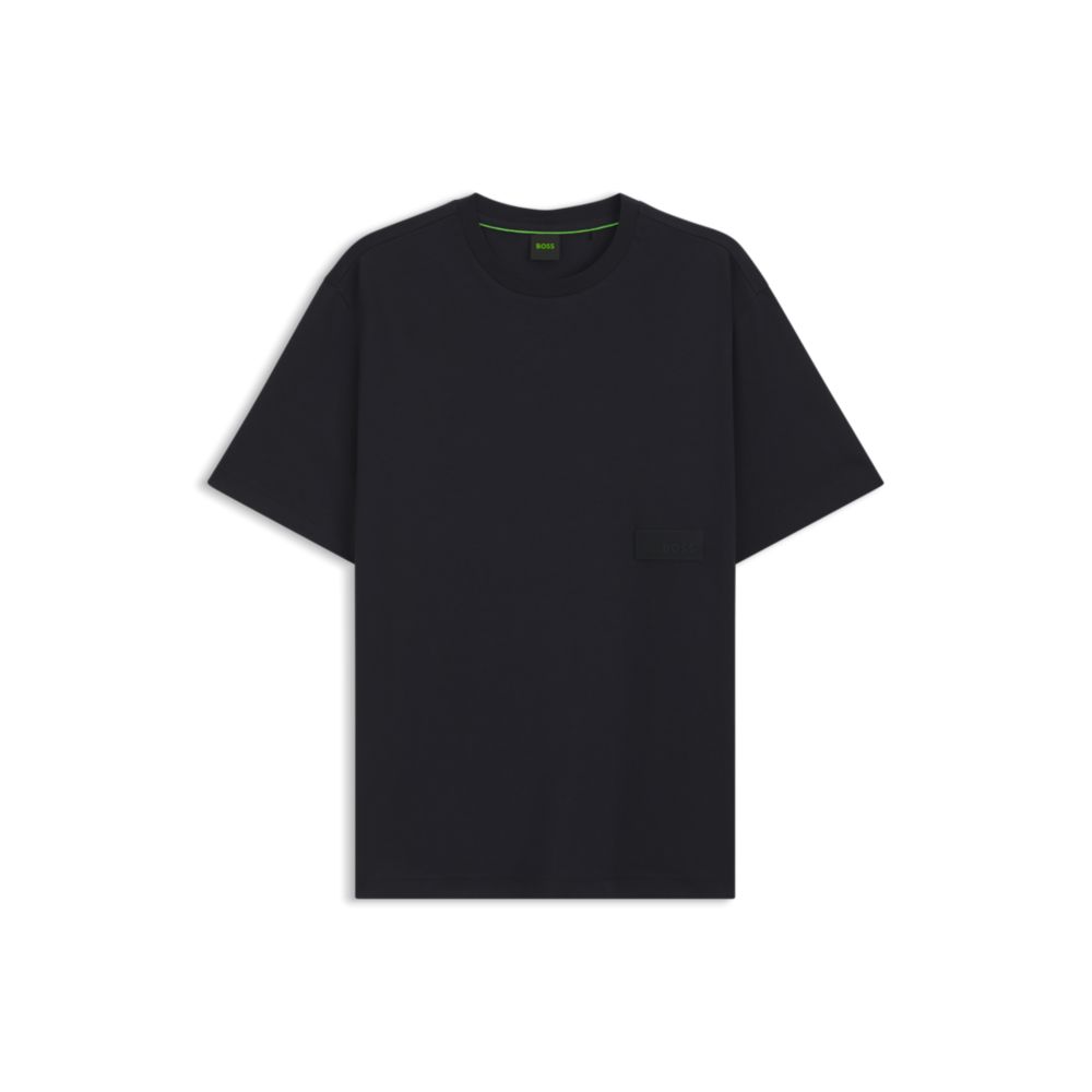 Camiseta de algodón de corte amplio