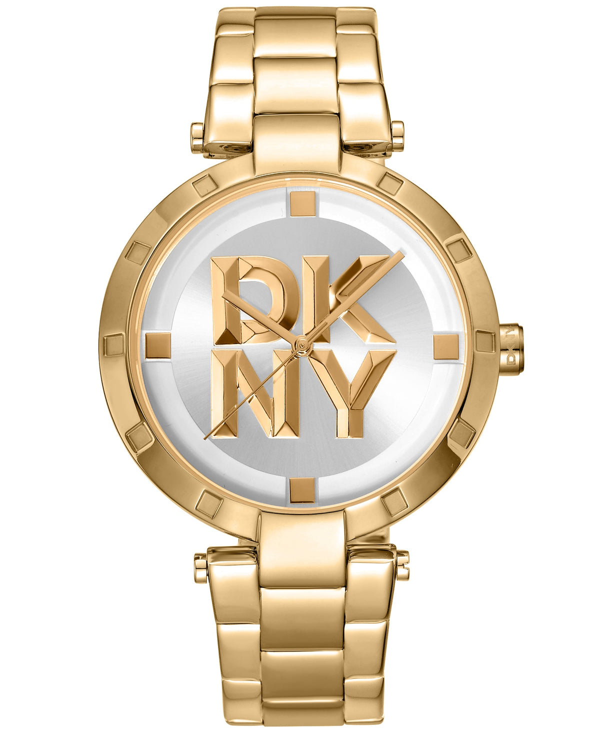 Reloj de mujer color blanco y plateado y dorado