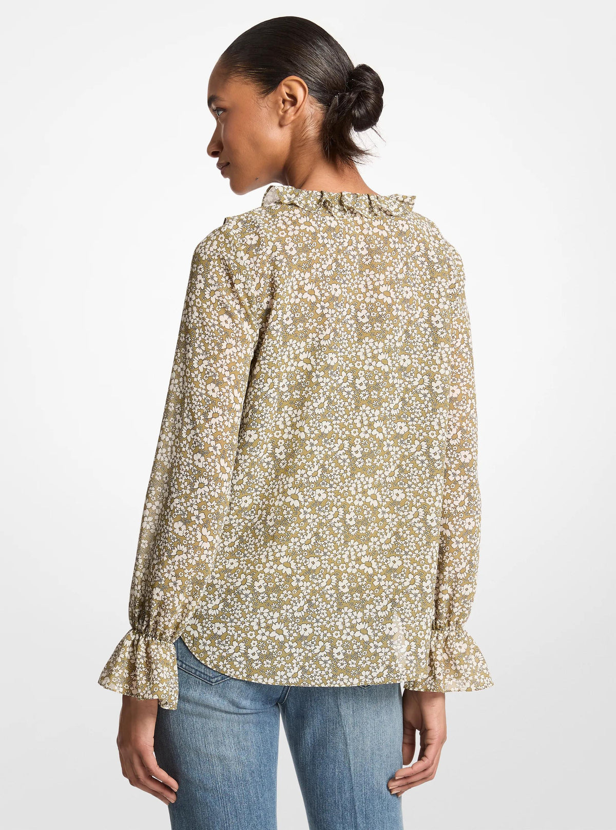 Blusa con estampado floral con boleros