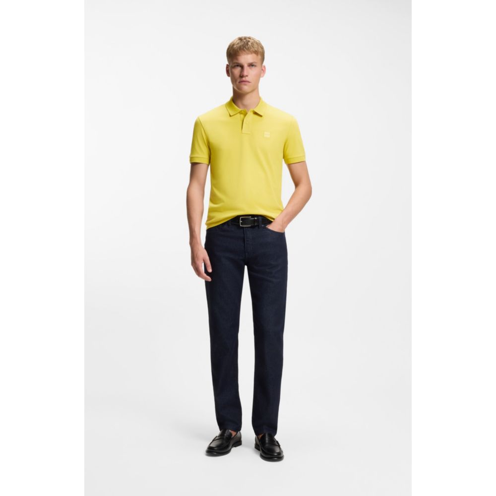 Polo de algodón de corte ajustado