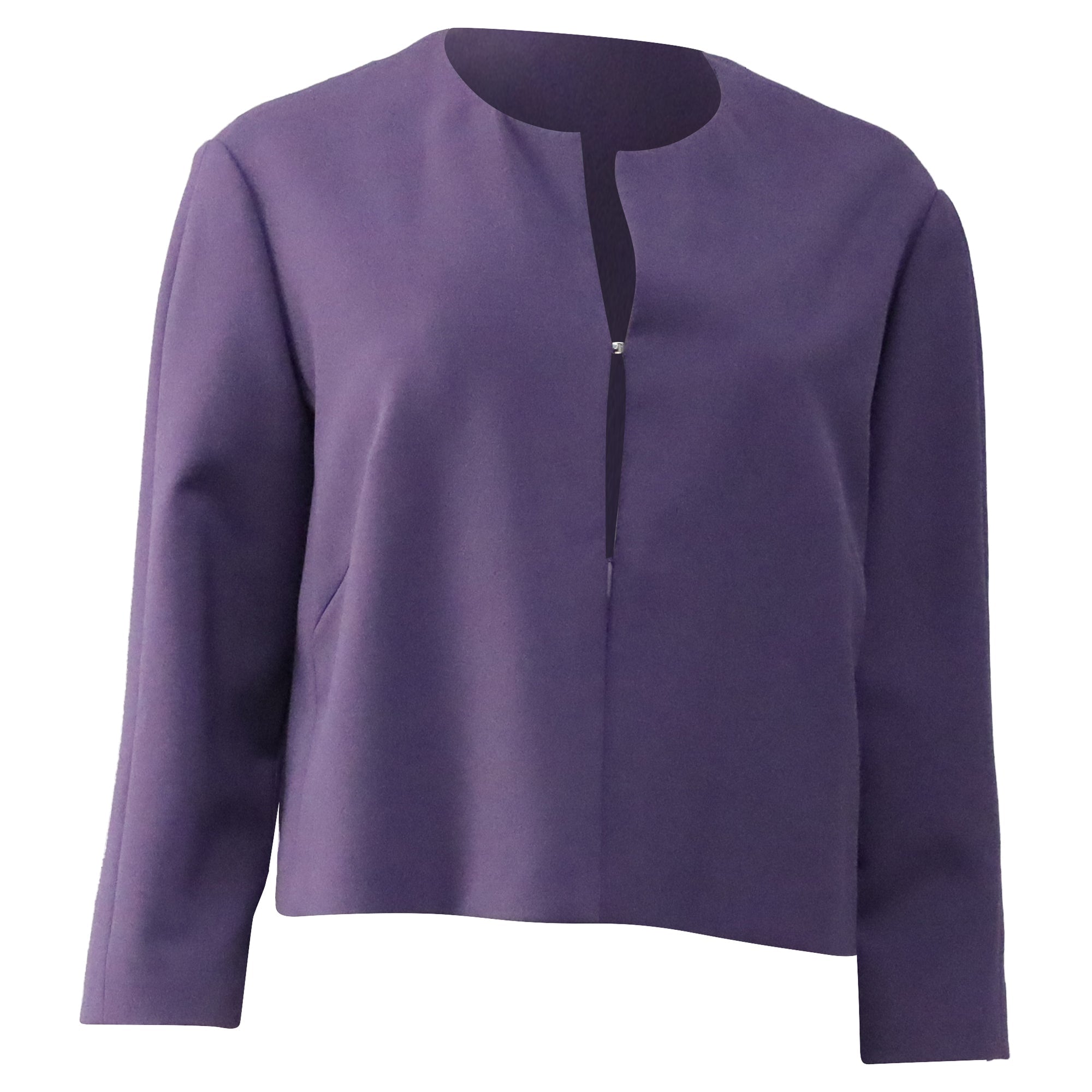 Chaqueta color violeta
