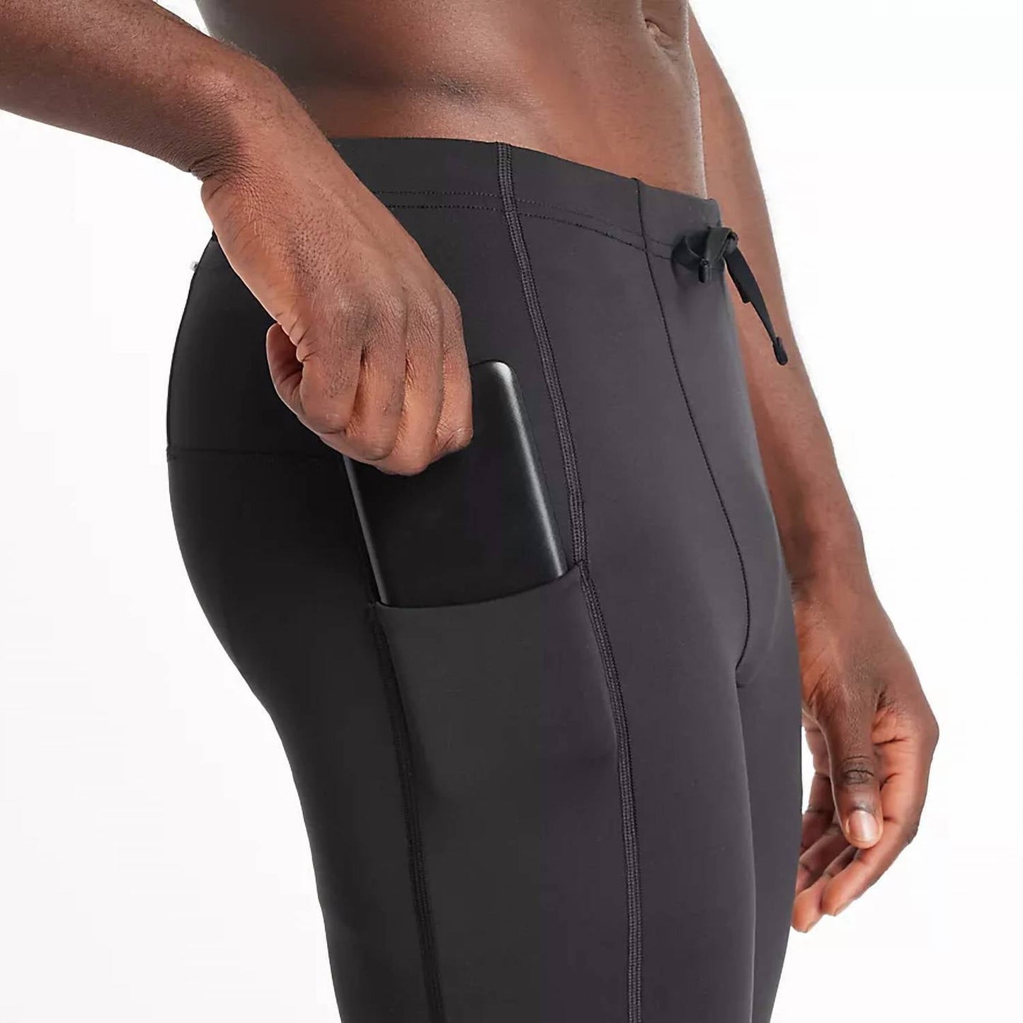 Leggings de hombre color negro