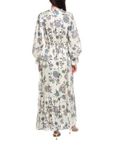 Vince Camuto Maxi Vestido Manga Larga Cuello en V