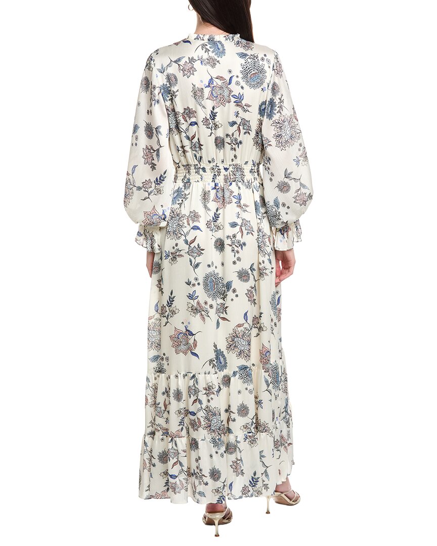 Vince Camuto Maxi Vestido Manga Larga Cuello en V