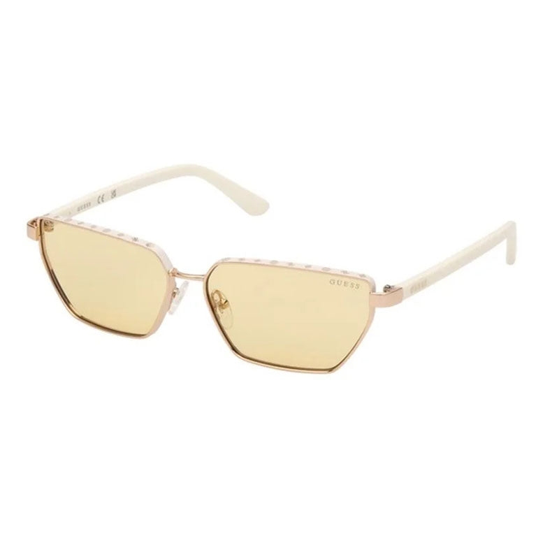 Gafas color blanco y café