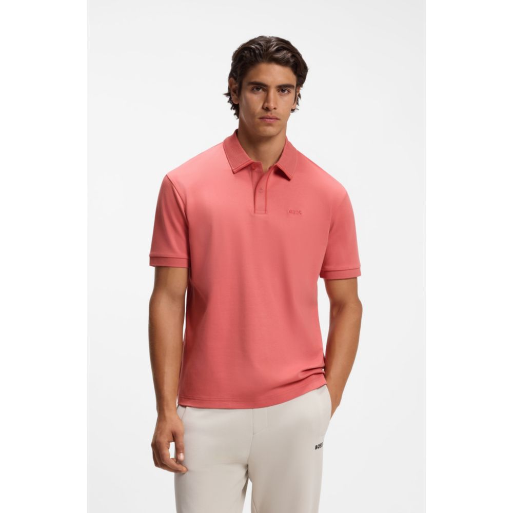 Polo de algodón a rayas