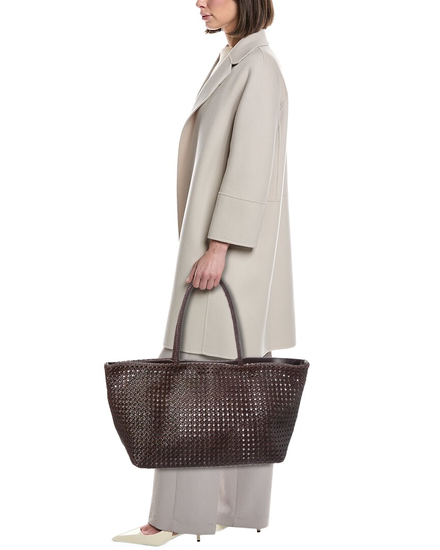 Bolso tote de cuero
