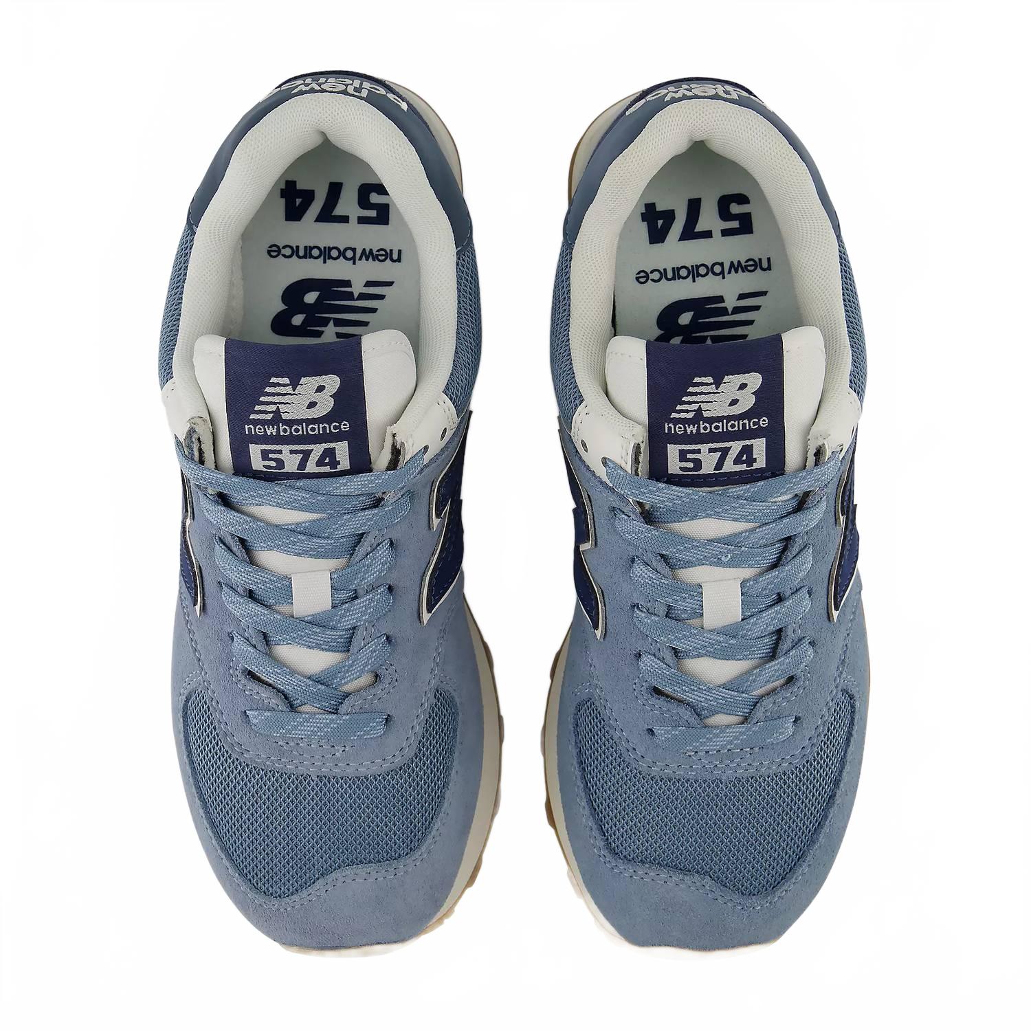 Tenis de mujer color azul marino y gris