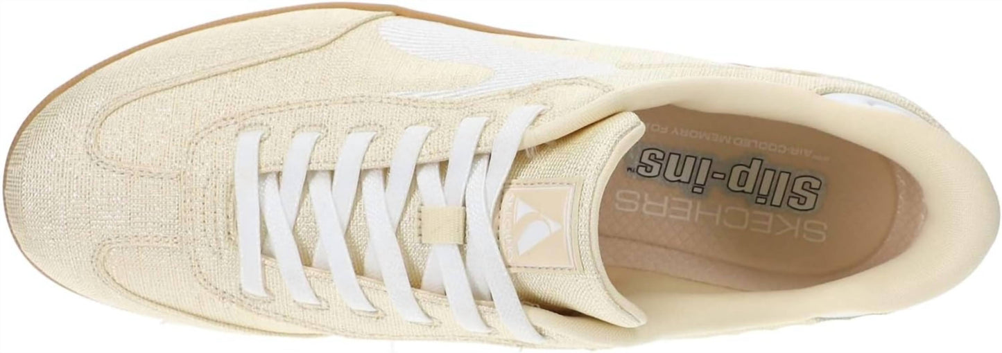 Tenis de mujer color amarillo