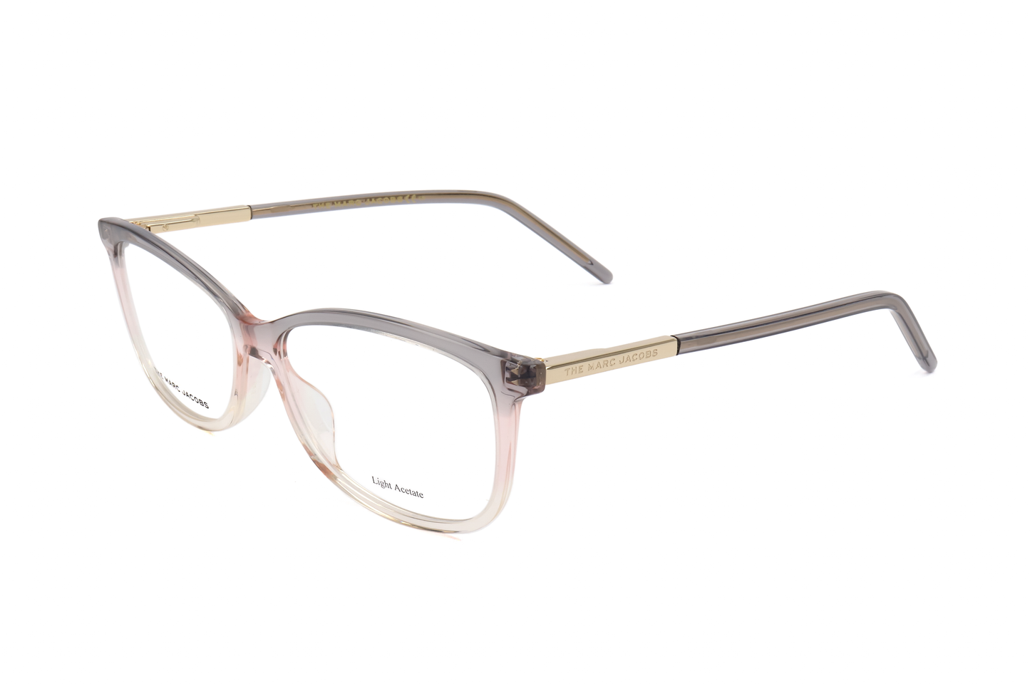 Montura para gafas de mujer 55 mm color gris y rosado