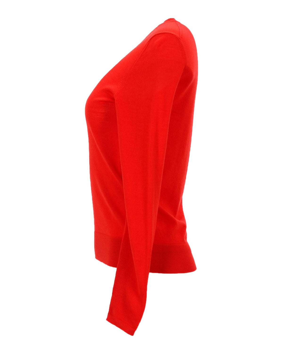 Suéter de lana color rojo