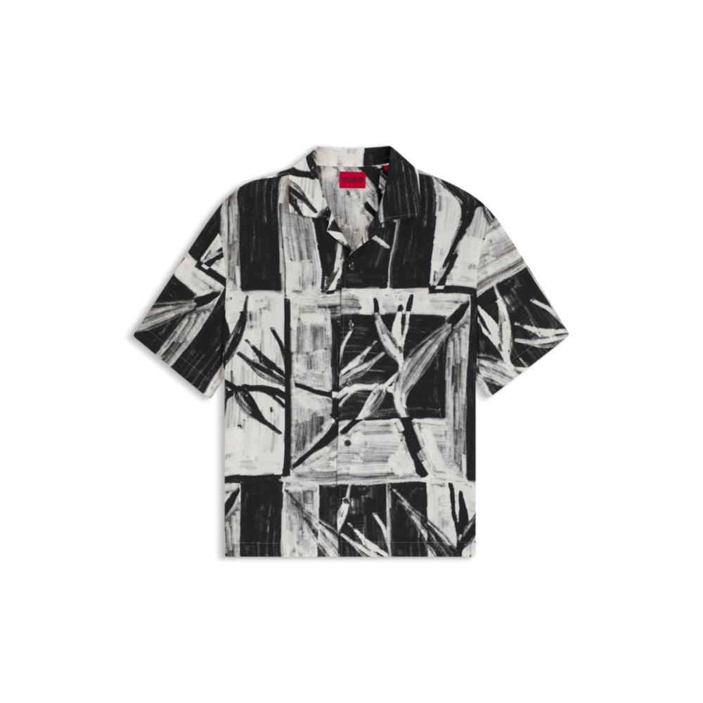 Camisa de corte amplio con estampado