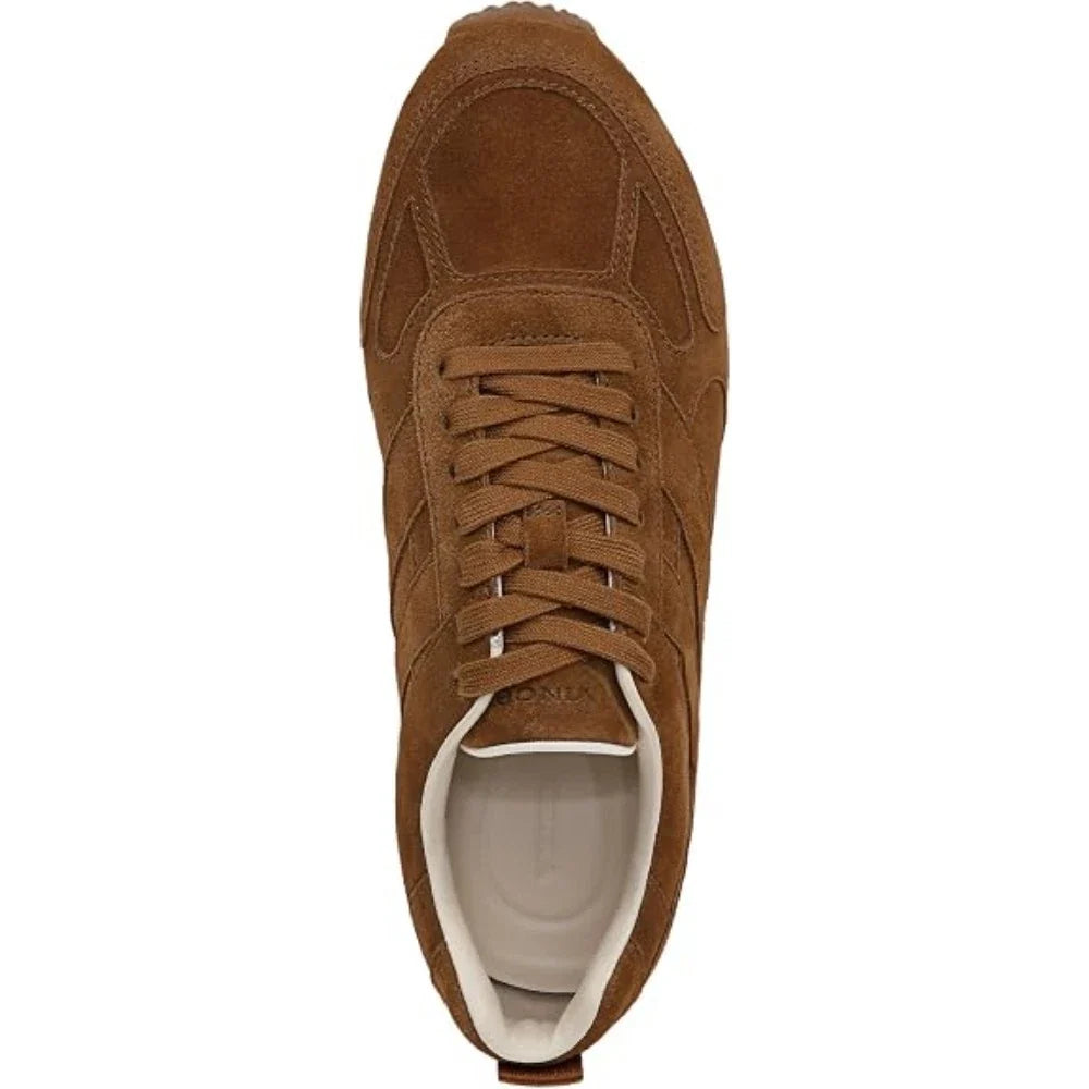 Tenis de gamuza color café