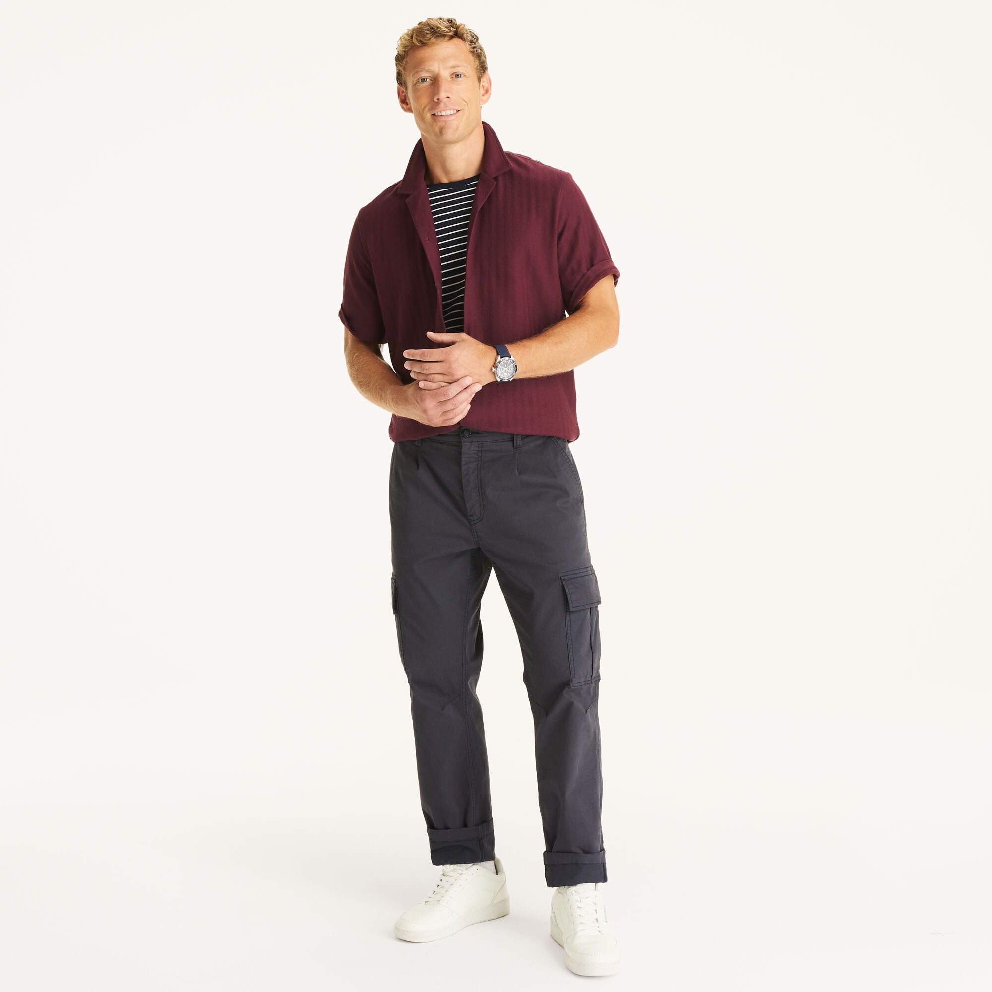 Polo de hombre de corte amplio con estampado