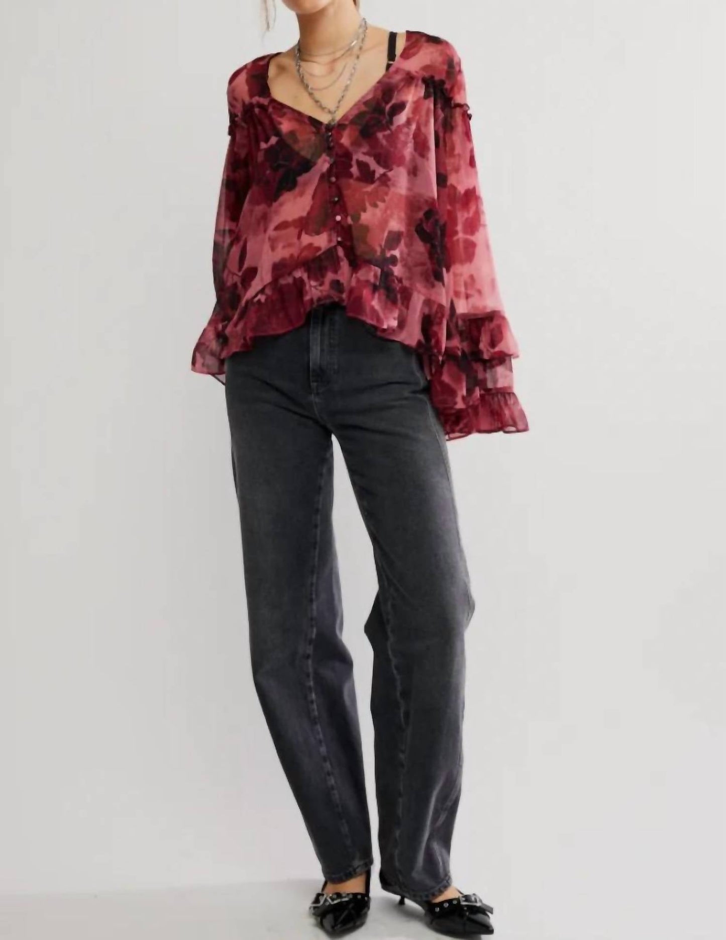 Blusa color rojo