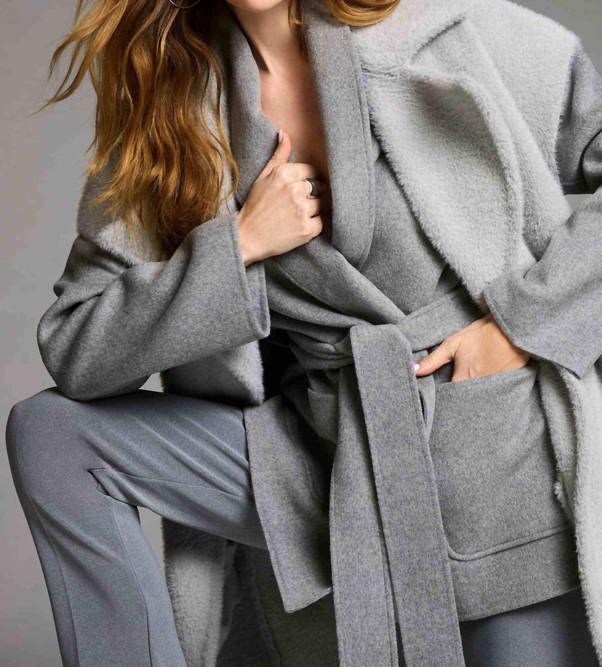 Chaleco color gris claro
