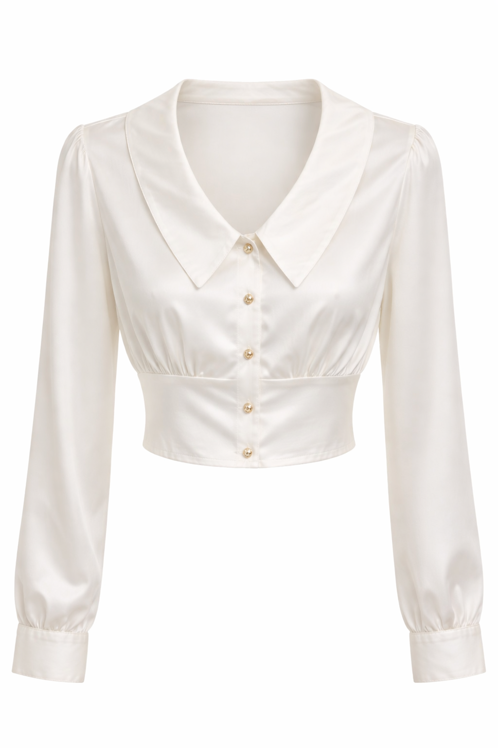 Blusa de satén