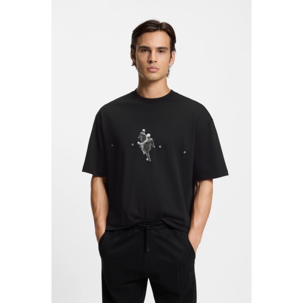 Camiseta de algodón con estampado