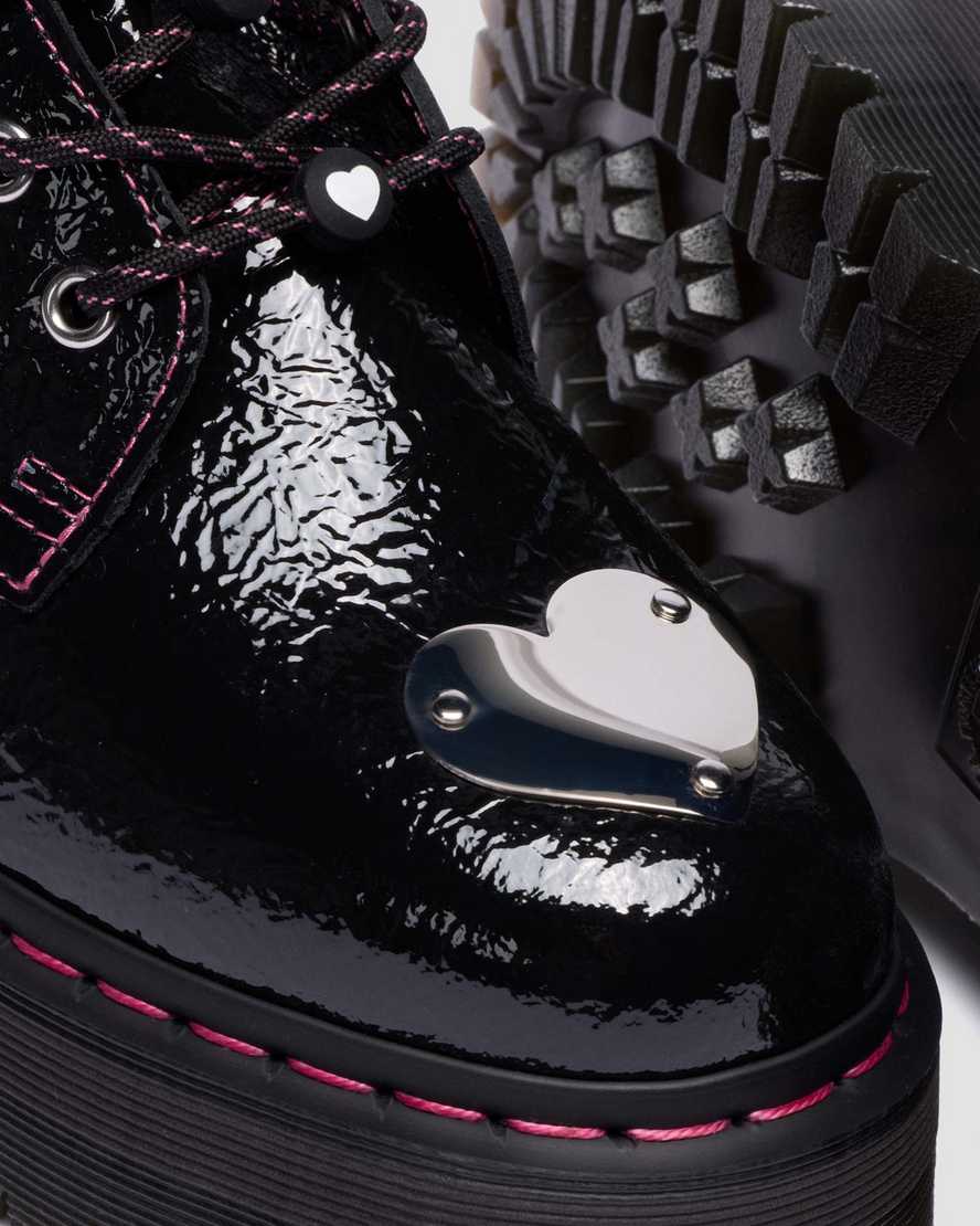 Botas de cuero con plataforma