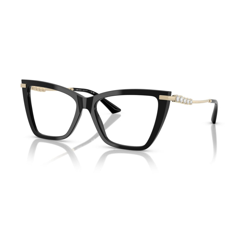 Gafas 53 mm color negro y dorado