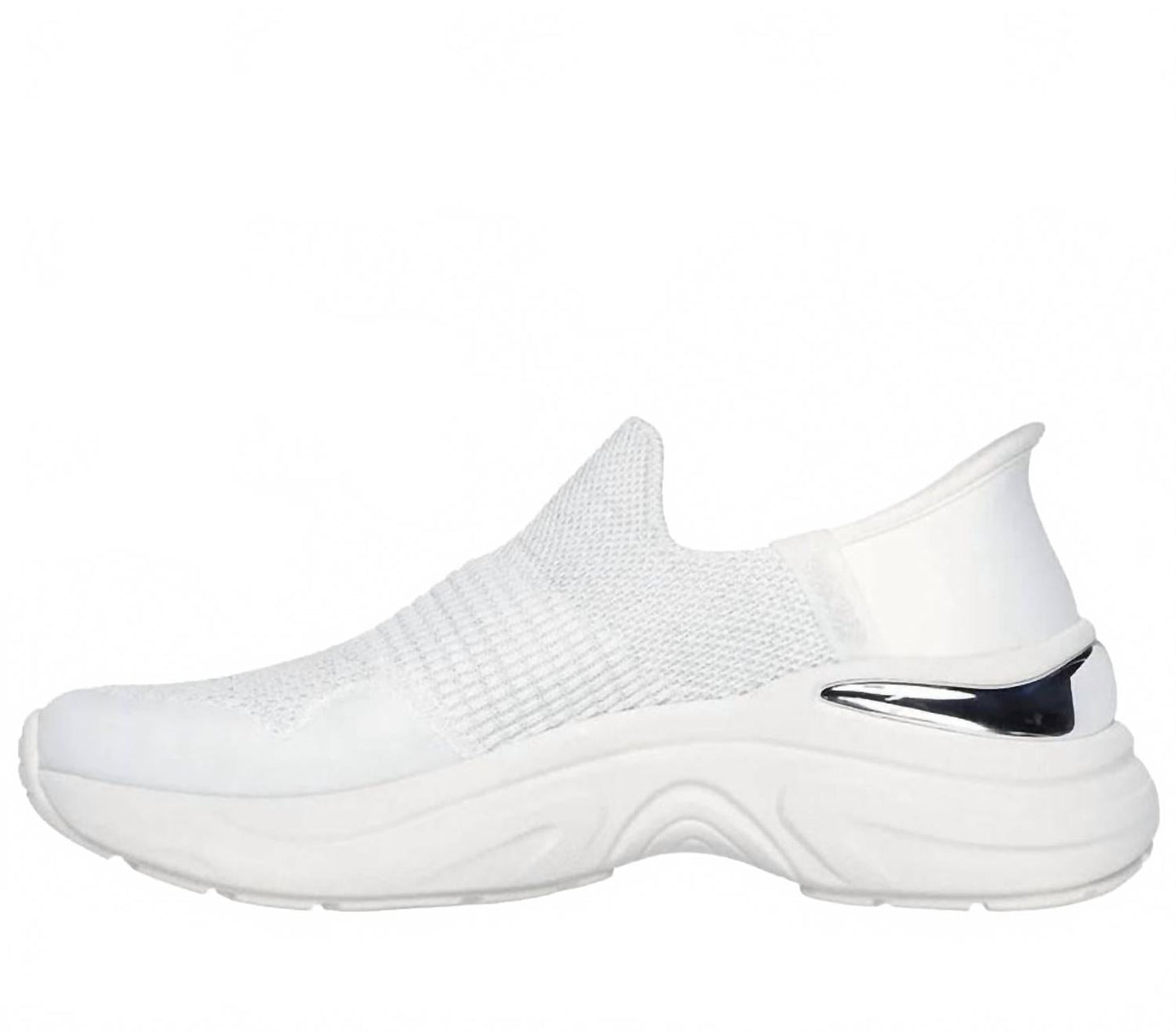 Zapatos de mujer color blanco y plateado