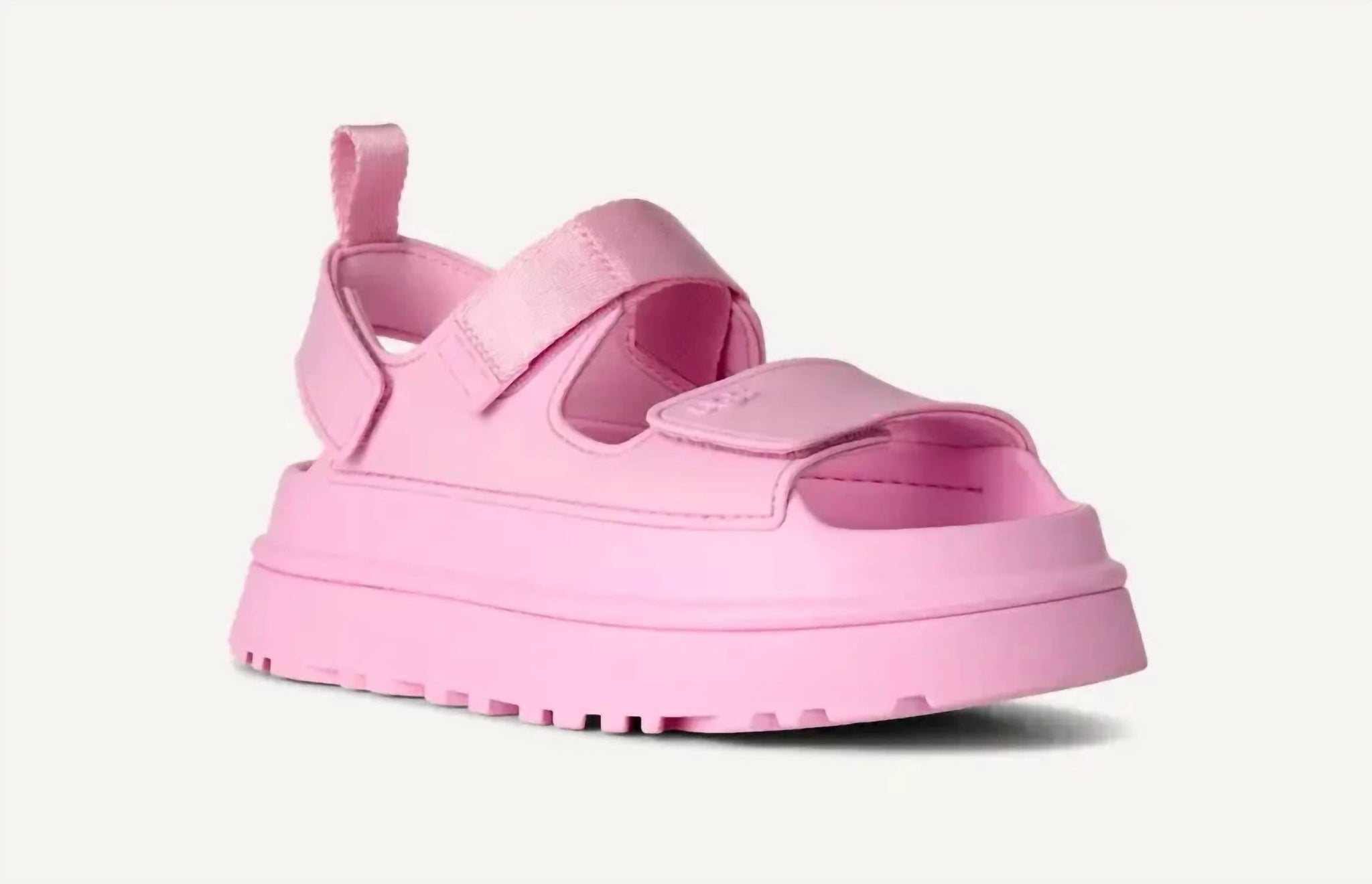 Sandalias de mujer con plataforma color rosado