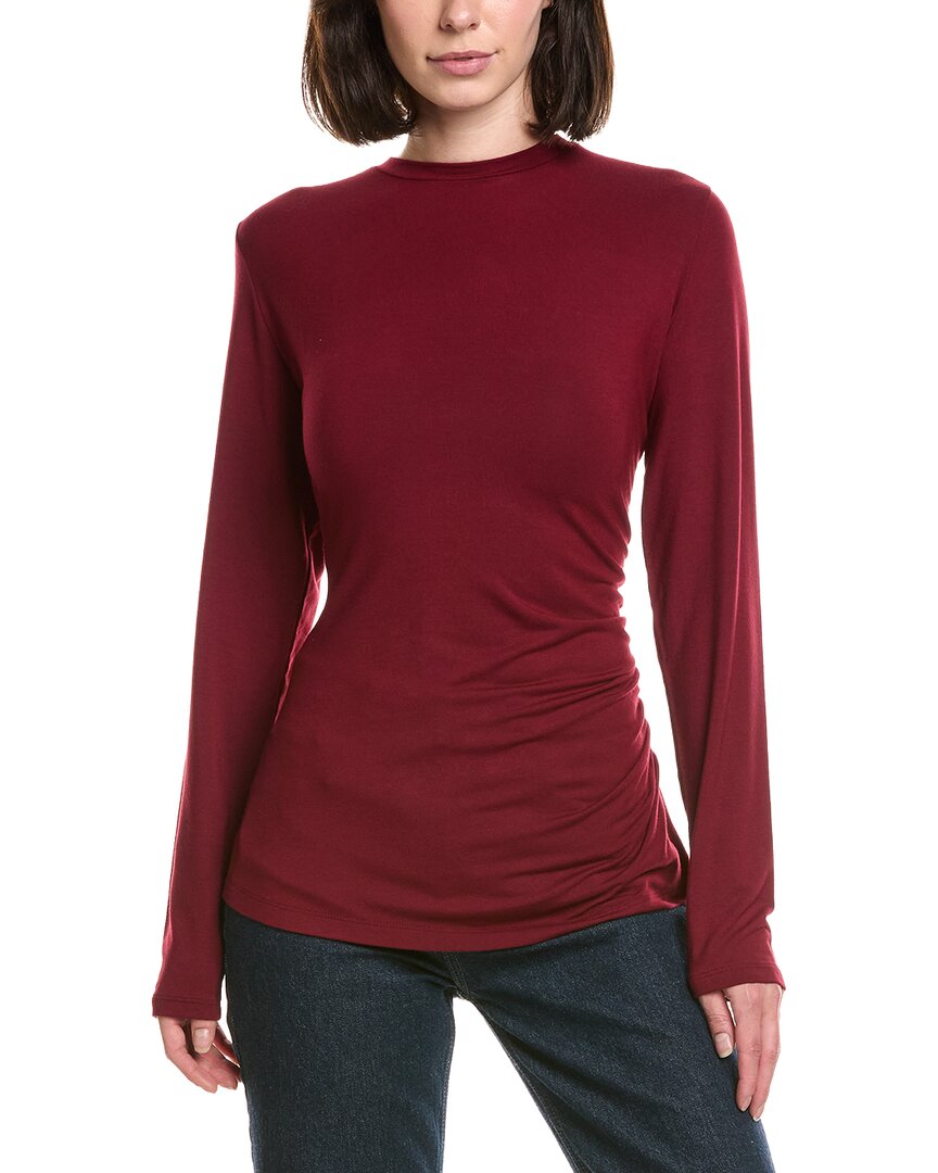 Top con cuello redondo