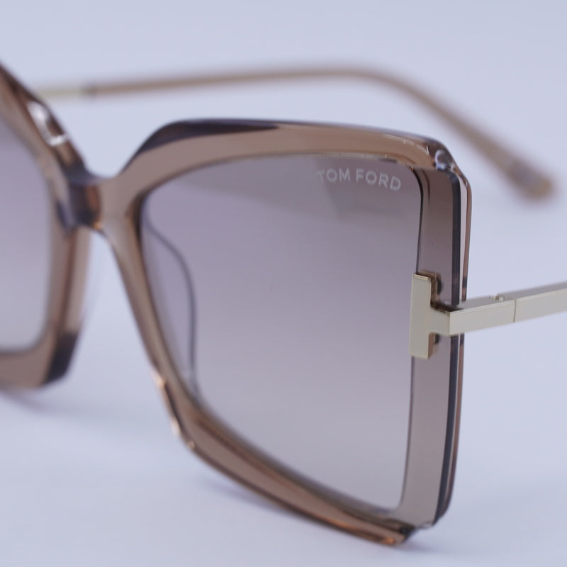 Gafas color oro rosa y café y plateado