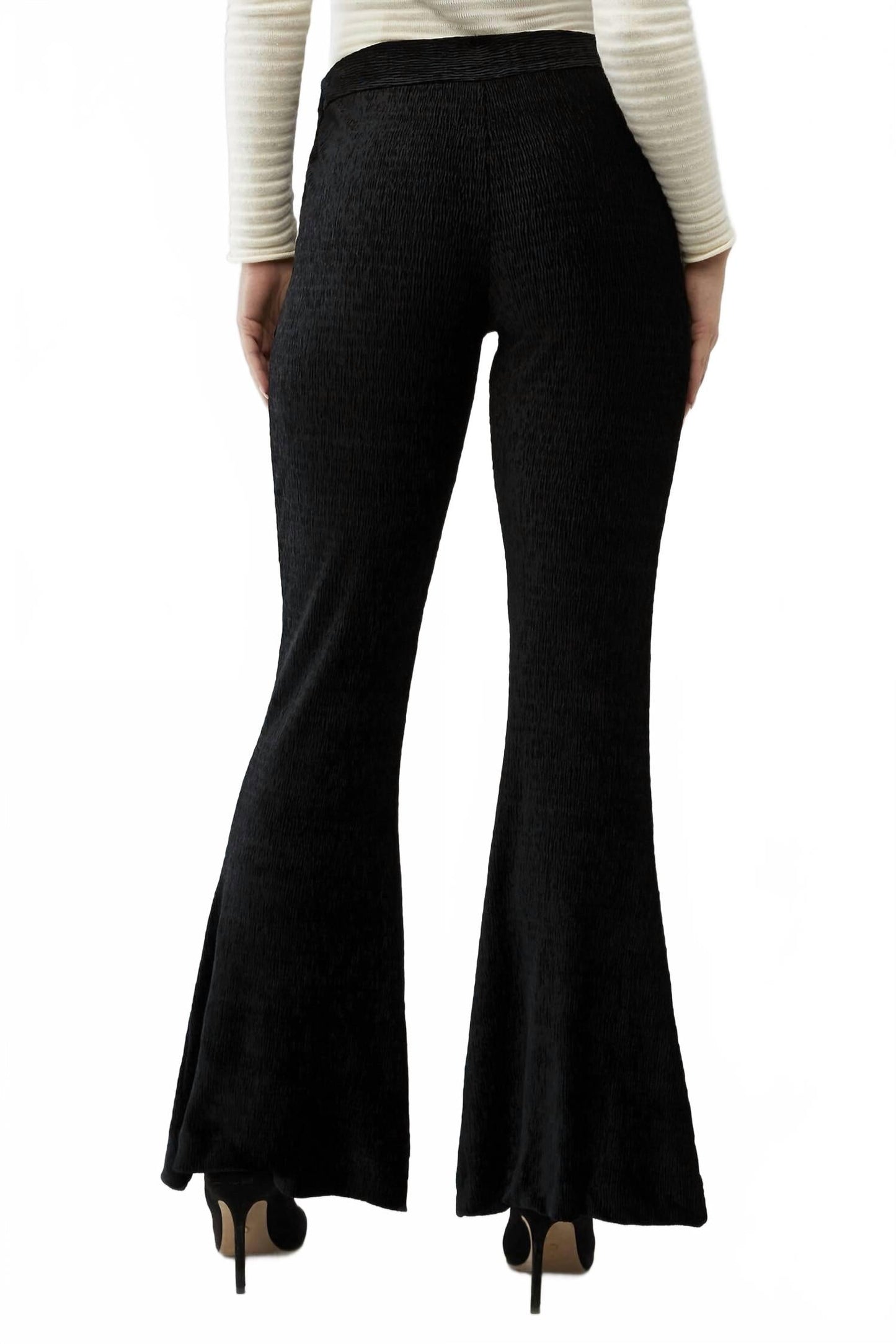 Pantalón de terciopelo color negro
